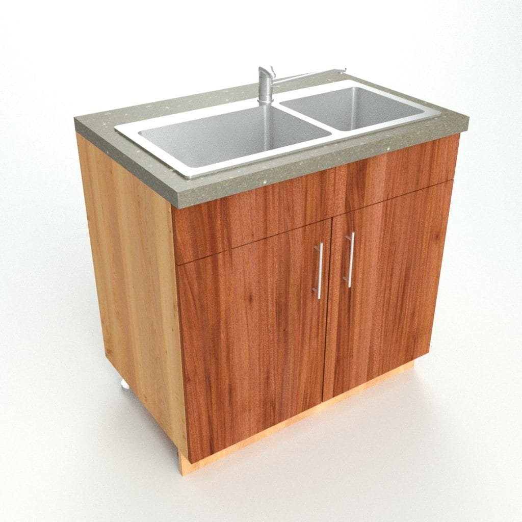Base 2 Door Sink With False Front